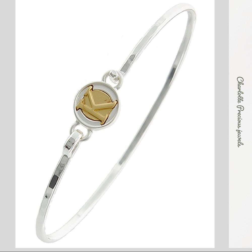 INITIAL K’ CUFF BEACELET